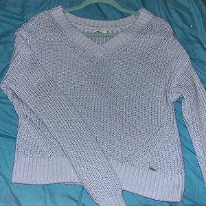 Hollister Light Blue knitted sweater